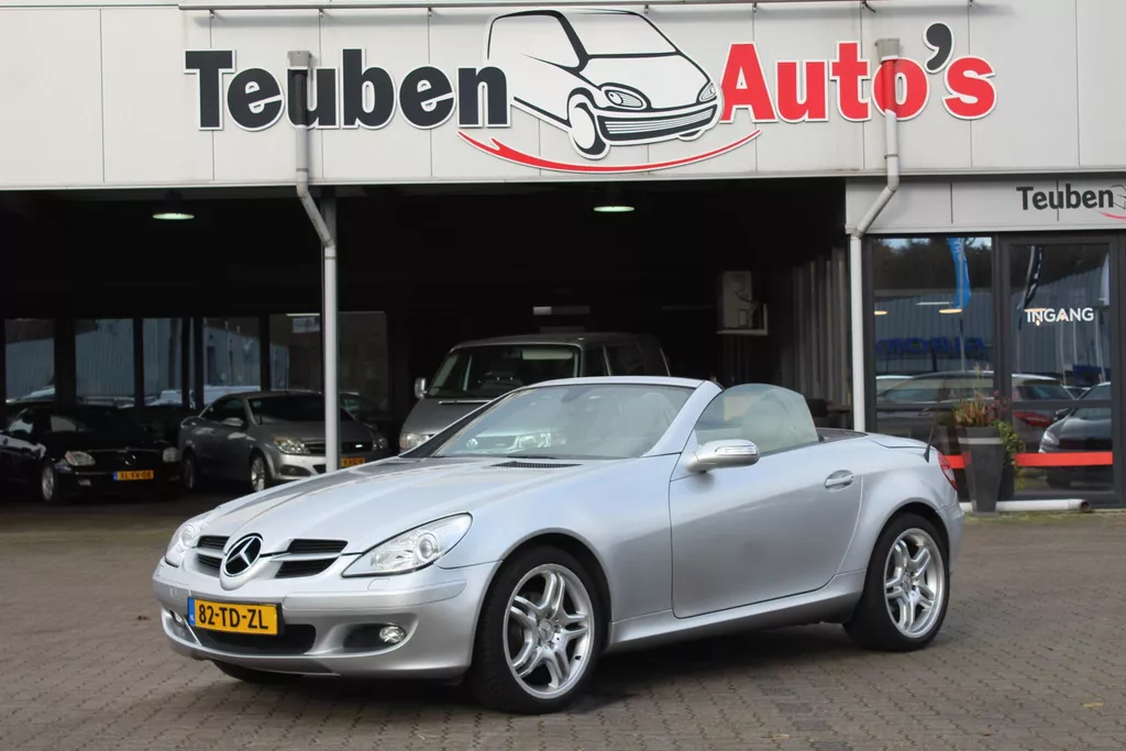 Mercedes-Benz SLK-klasse 200 K. Airco, Climate control, Cruise control, Elektrisch cabrio dak, Stoelverwarming