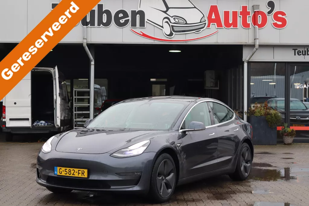 Tesla Model 3 Long Range AWD 75 kWh 90% SOH, Panoramadak, Lederen interieur, 360 Camera, Trekhaak