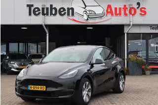 Tesla Model Y Long Range AWD 75 kWh 91,1% SOH, Autopilot computer 3, Wit lederen bekleding, Warmtepomp