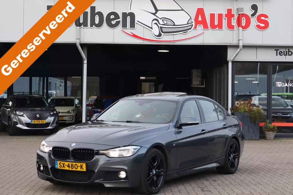 BMW 3-serie 318i Edition M Sport Shadow Executive Schuif- kanteldak, Navigatie, Lederen interieur, Cruise control,