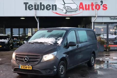 Mercedes-Benz Vito 114 CDI Lang DC Comfort Excl. Btw, Airco, Dubbel Cabine (5 Persoons), Cruise control, Navigatie, Trekhaak