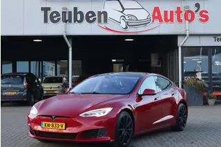 Tesla Model S 75 Base 85,3% SOH, Lederen interieur, Camera, Navigatie, Panoramadak, Schuif- kanteldak