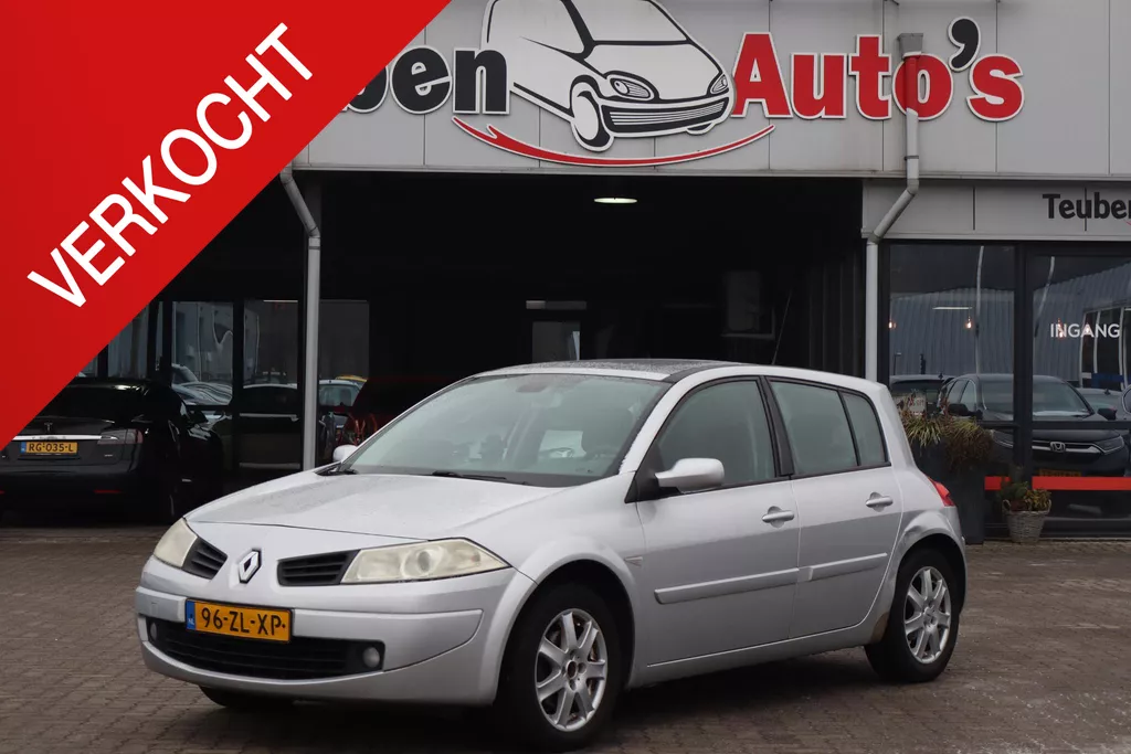 Renault M&eacute;gane 1.6-16V Business Line Cruise control, Panoramadak, APK t/m 11-02-2027, Radio cd speler, Lichtmetalen wielen