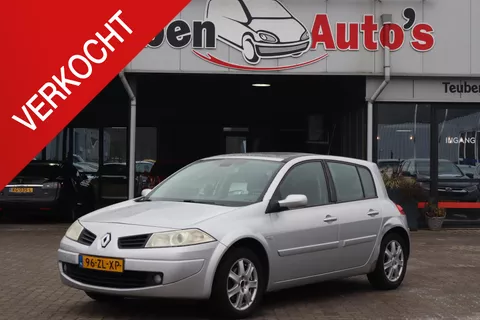 Renault M&eacute;gane 1.6-16V Business Line Cruise control, Panoramadak, APK t/m 11-02-2027, Radio cd speler, Lichtmetalen wielen