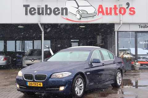 BMW 5-serie 520i High Executive Lederen interieur, Climate control, Cruise control, Navigatie