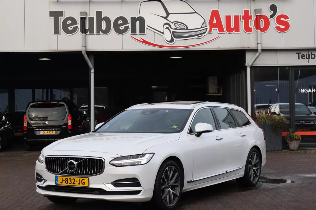 Volvo V90 2.0 T4 Inscription BTW Auto, Pilot assist, Adaptieve Cruise control, Panoramadak, Schuif- kanteldak, Trekhaak, Stoel- en stuurverwarming, Apple Carplay