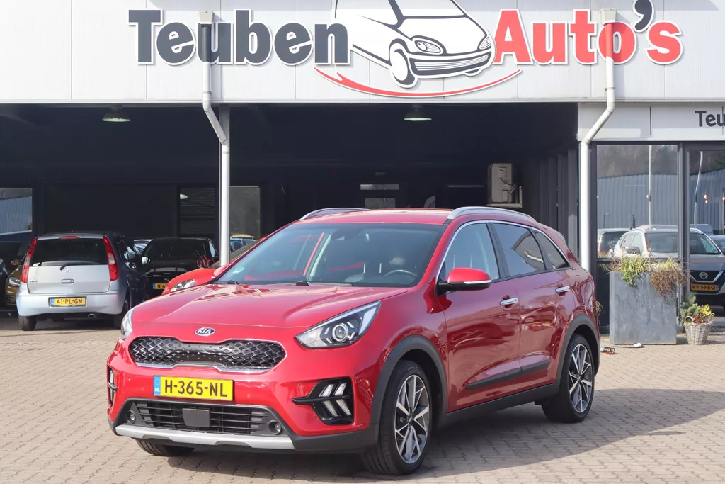 Kia Niro 1.6 GDi Hybrid DynamicPlusLine Navigatie, Apple Carplay, Climate control, Camera, Stoel- stuurverwarming, Lichtmetalen wielen