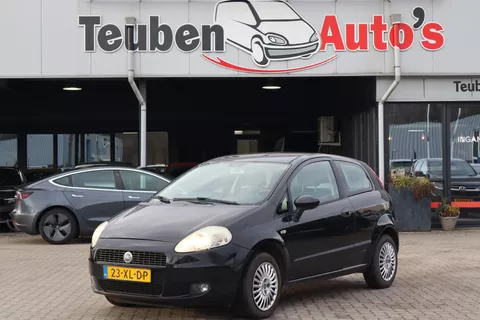 Fiat Grande Punto 1.4 Dynamic Airco, Elektrische ramen, Cruise control APK t/m 28-08-2026