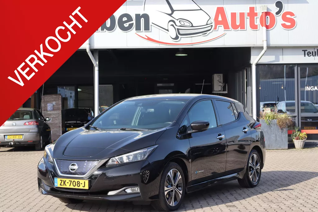 Nissan LEAF N-Connecta 40 kWh 85% SOH, 360 Camera, Navigatie, Stoelverwarming, Lederen interieur, Climate control