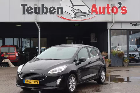 Ford Fiesta 1.0 EcoBoost Hybrid Titanium Navigatie, Apple Carplay, Climate control, Cruise control,