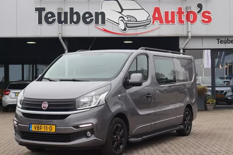 Fiat Talento 1.6 MJ EcoJet L2H1 DC Basis Bus verbruikt olie. Dubbel Cabine, Trekhaak, Airco, Cruise control, Treeplanken, Navigatie, Camera