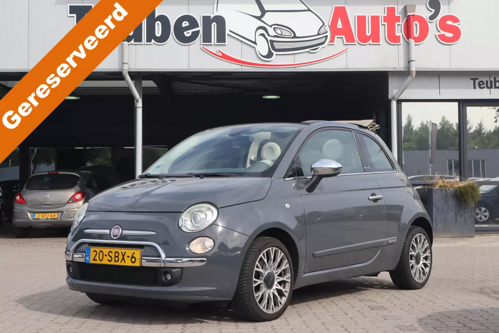 Fiat 500 C 0.9 TwinAir Lounge | Automaat | Climate control | Parkeersensoren achter | Lm wielen