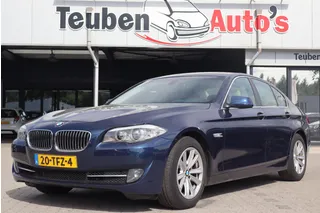 BMW 5-serie 520i High Executive Lederen interieur, Climate control, Cruise control, Navigatie