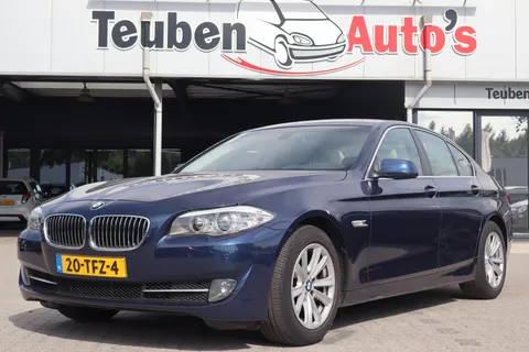 BMW 5-serie 520i High Executive Lederen interieur, Climate control, Cruise control, Navigatie