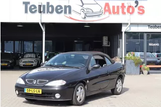 Renault M&eacute;gane Cabrio 2.0-16V Aria Zie opmerking, Airco, Lederen interieur, Stoelverwarming, APK tot en met 31-05-2026