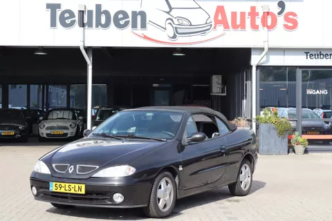 Renault M&eacute;gane Cabrio 2.0-16V Aria Zie opmerking, Airco, Lederen interieur, Stoelverwarming, APK tot en met 31-05-2026