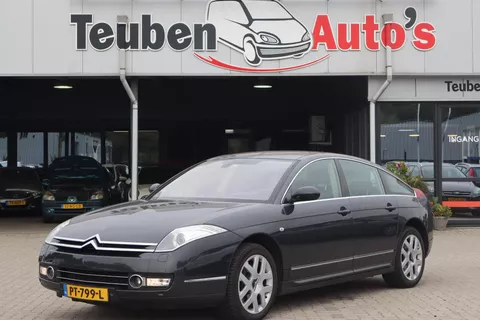 Citroen C6 2.7 HdiF V6 Exclusive (TOP AUTO), Climate control, Lederen bekleding, Voor- en achter stoelen verwarmbaar, Luchtvering, Trekhaak