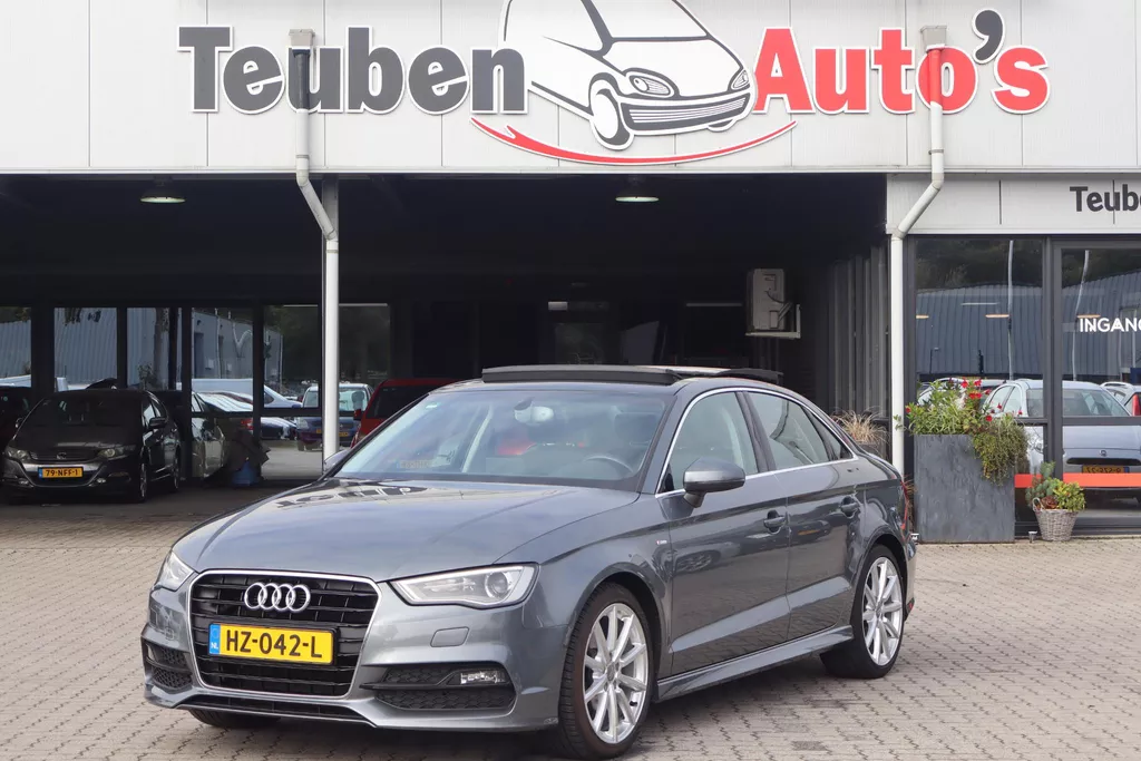 Audi A3 Limousine 1.4 TFSI Ambition Pro Line S Panoramadak, Climate control, Stoelverwarming, Trekhaak, Navigatie, Cruise control, Half lederen bekleding
