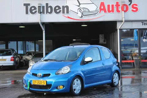 Toyota Aygo 1.0-12V Dynamic Blue Airco, Elektrische ramen, Auto is verlaagd!