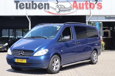 Mercedes-Benz Vito 120 CDI 343 DC luxe MARGE AIRCO WERKT Linker- en rechter zijdeur, Airco, Radio cd speler, Trekhaak, Sidebars, Lichtmetalen wielen