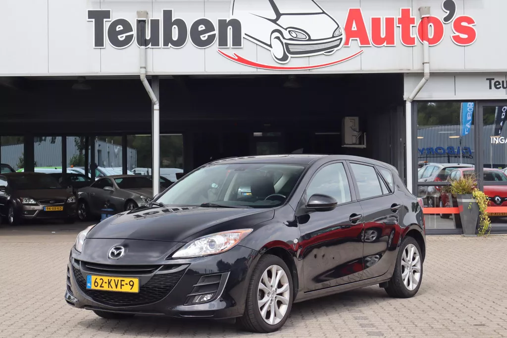 Mazda 3 1.6 GT-M Line Zie foto's website, Airco, Climate control, Stoelverwarming, Trekhaak, Cruise control, Zie foto's website
