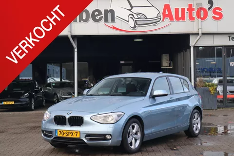 BMW 1-serie 116i Business Navigatie, Cruise control, Lichtmetalen wielen, Elektrische ramen