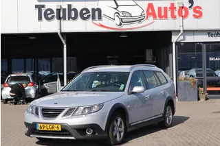Saab 9-3 Sport Estate 2.0 T BioPower Aero XWD Navigatie, Stoelverwarming, Climate control, Cruise control, Leuke Auto!!