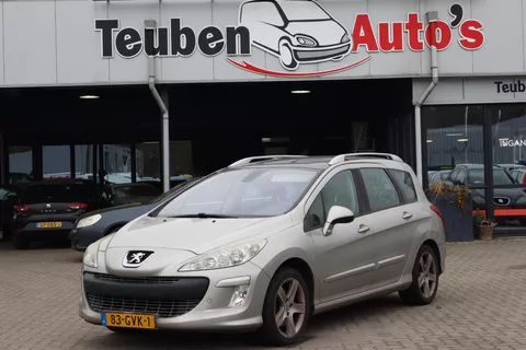 Peugeot 308 1.6 THP XT 6 Persoons, Panoramadak, Trekhaak, Motorstoringslampje brand.