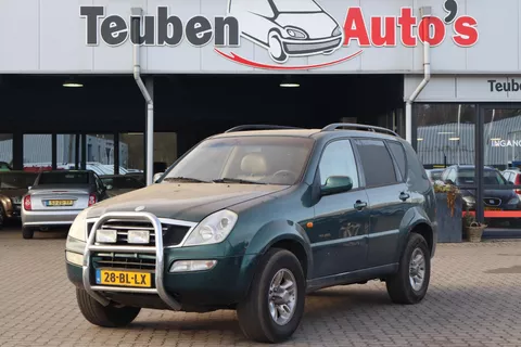 SsangYong Rexton RX 290 Lederen interieur, Trekhaak, 4WD, Elektrische ramen, Marge