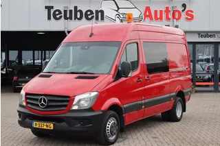 Mercedes-Benz Sprinter 516 2.2 CDI 366 HD DC (DUBBELLUCHT/5 PERSOONS) Dubbel lucht, Navigatie, Airco, Camera, Dubbel Lucht, Trekhaak, Dubbel cabine, Elektrische ramen