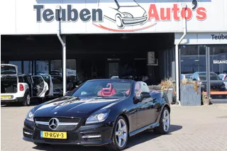 Mercedes-Benz SLK-klasse 200 Rood lederen bekleding, Cruise control, Navigatie, Stoelverwarming, Nekverwarming, Lichtmetalen wielen