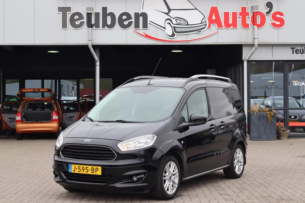 Ford Tourneo Courier 1.0 Titanium Cruise control, Stoelverwarming, Trekhaak, Parkeersensoren, Climate control, Lichtmetalen wielen