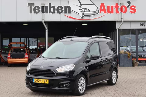 Ford Tourneo Courier 1.0 Titanium Cruise control, Stoelverwarming, Trekhaak, Parkeersensoren, Climate control, Lichtmetalen wielen