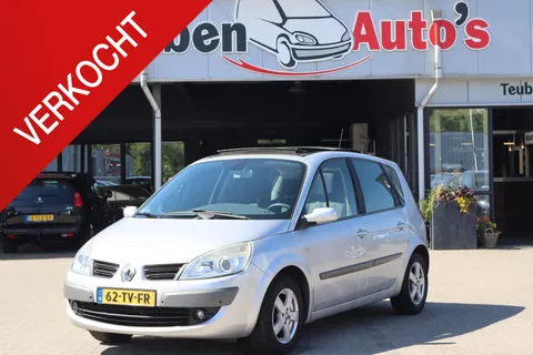Renault Sc&eacute;nic 1.6-16V Tech Line Panoramadak, Schuif- kanteldak, Climate control, Radio cd speler, Cruise control, Zeer Nette auto.