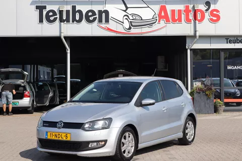 Volkswagen Polo 1.2 TDI BlueMotion Comfortline (BTW AUTO) Lederen interieur, Climate control, Stoelverwarming, Cruise control, Elektrische ramen