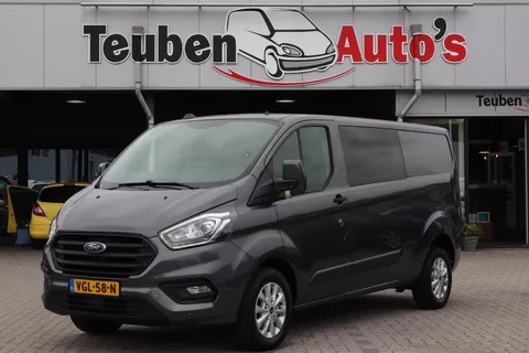 Ford Transit Custom 300 2.0 TDCI L2H1 Trend DC Apple Carplay, Camera, Trekhaak, Dubbel Cabine, Airco, Rechter zijdeur