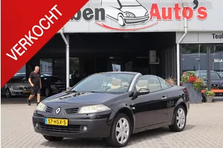 Renault M&eacute;gane Coup&eacute;-Cabriolet 1.6-16V Tech Line Lederen interieur, Navigatie, Climate control, Cruise control, Voorstoelen verwarmbaar