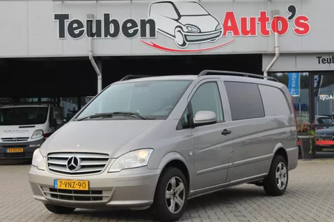 Mercedes-Benz Vito 113 CDI 320 Lang DC Luxe !!De motor bouwt druk op!! Marge, Dubbel cabine, Trekhaak, Airco, Cruise control, Marge, !!De motor bouwt druk op!!