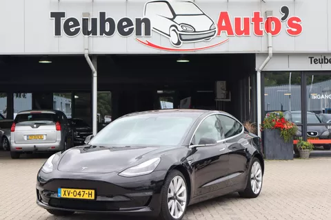 Tesla Model 3 Long Range AWD 75 kWh 90% SOH, Panoramadak, Camera, Autopilot, Lederen interieur