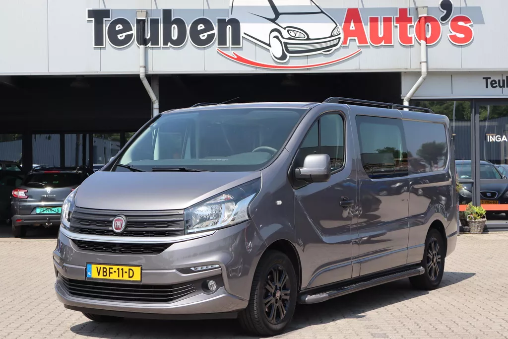 Fiat Talento 1.6 MJ EcoJet L2H1 DC Basis Dubbel Cabine, Trekhaak, Airco, Cruise control, Treeplanken, Navigatie, Camera