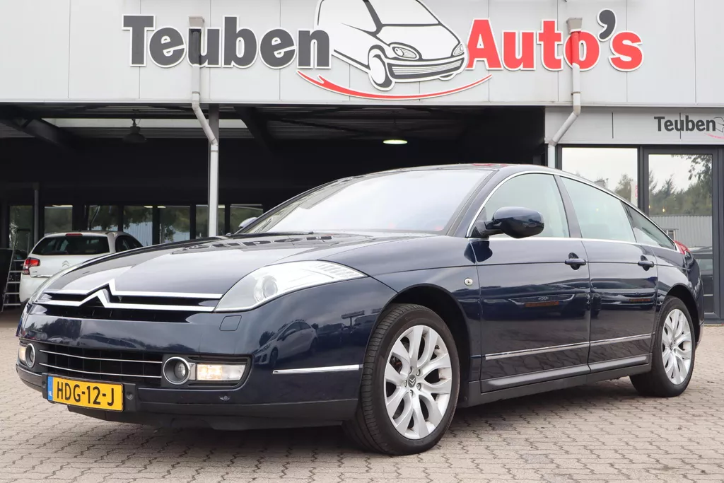 Citroen C6 3.0 HdiF V6 Exclusive | Leder | Elektrisch verstelbare stoelen | Climate control | Head-up display | Nette auto