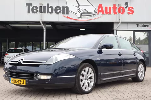 Citroen C6 3.0 HdiF V6 Exclusive | Leder | Elektrisch verstelbare stoelen | Climate control | Head-up display | Nette auto