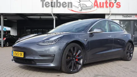Tesla Model 3 Performance AWD 75 kWh | SOH 88,3% | BTW AUTO | Leder | Panoramadak | 145.137Km |  Nette auto!