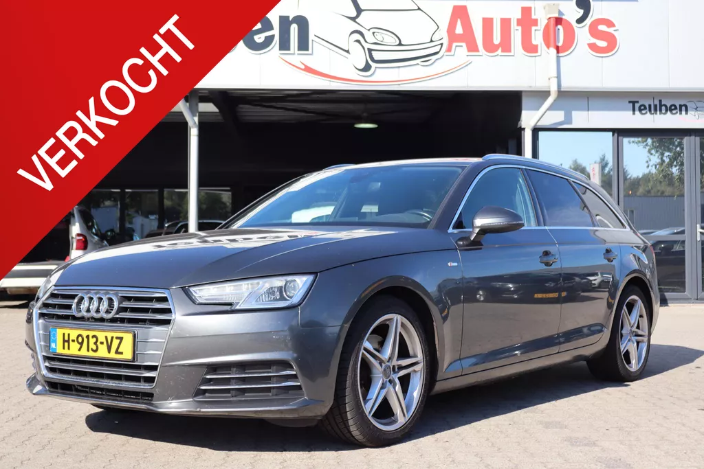 Audi A4 Avant 2.0 TDI Sport S line edition | BTW Auto | Automaat | 2x S-line | Trekhaak | Stoelverwarming | Navigatie