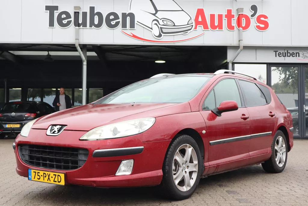 Peugeot 407 SW 2.0-16V XS Pack | Leder | Panoramadak | Trekhaak | Cruise | Clima | Stoelverwarming