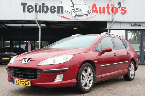 Peugeot 407 SW 2.0-16V XS Pack | Leder | Panoramadak | Trekhaak | Cruise | Clima | Stoelverwarming